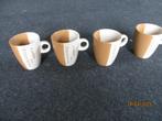 4 nieuwe koffietassen, Ophalen of Verzenden, Nieuw