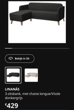 Zitbank Linanäs, Huis en Inrichting, Ophalen, 125 tot 150 cm, 150 tot 200 cm, Hoekbank