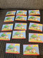 Set 14 pakjes met elk 4 stickers asterix actie delhaize, Ophalen of Verzenden