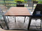 Table de jardin Central Park Analee 90x90cm, Ophalen, Zo goed als nieuw, Vierkant, Hout