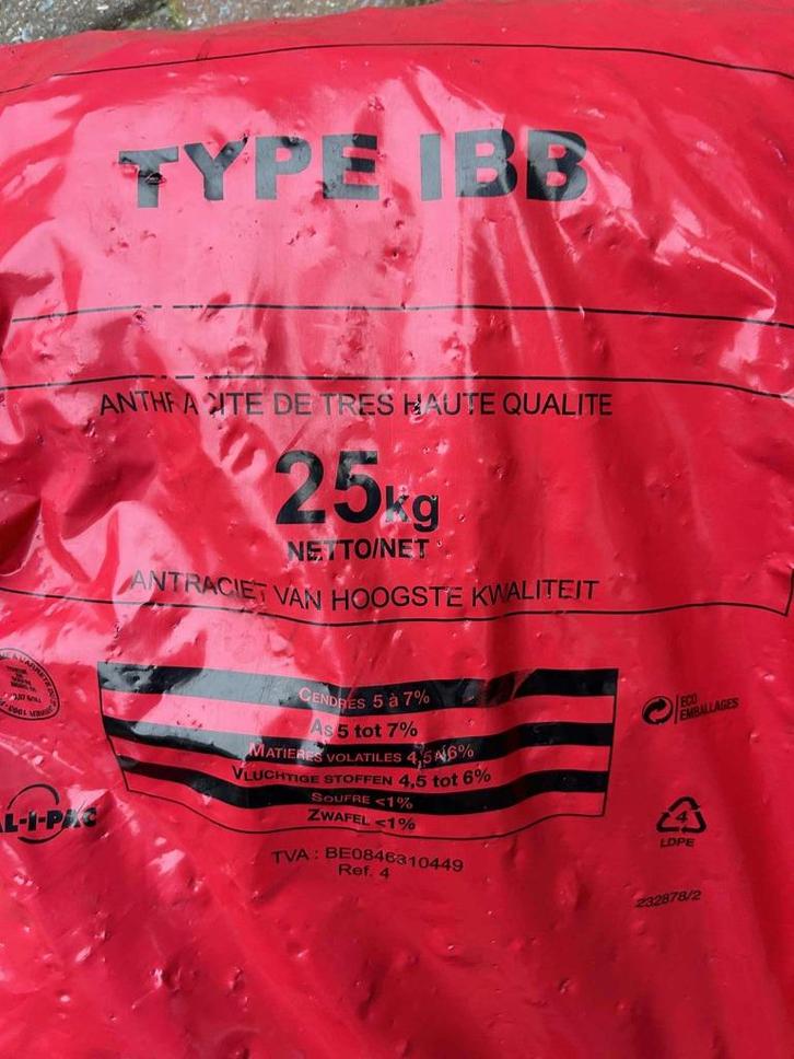 3 zakken van 25 kg houtskoolverwarming: 20 - 30, Huis en Inrichting, Kachels, Nieuw, Overige soorten, Overige brandstoffen, Ophalen