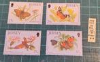 JERSEY JAAR 1991 BUTTERFLIES SG 554/557, Timbres & Monnaies, Timbres | Europe | Royaume-Uni, Envoi, Non oblitéré