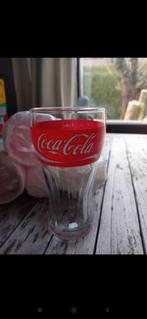 5 glazen Coca-Cola, Ophalen of Verzenden, Zo goed als nieuw, Frisdrankglas