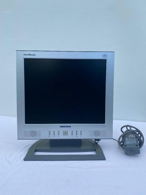 Medion computerscherm (17 inch, VGA), Computers en Software, Monitoren, Gebruikt, VGA, Ingebouwde speakers, Hoofdtelefoonaansluiting