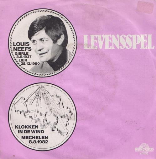 Louis Neefs – Levensspel / Jacques Raymond – Zijn beste vrie, CD & DVD, Vinyles Singles, Utilisé, Single, En néerlandais, 7 pouces