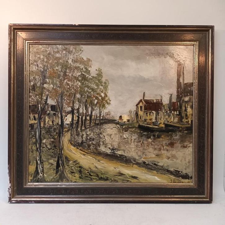 Georges Berger (1908-1976) - olieverf op doek, Antiek en Kunst, Kunst | Schilderijen | Klassiek, Ophalen