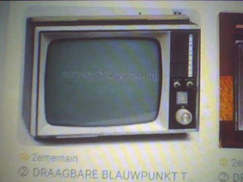 GEZOCHT , draagbare tv  . BLAUPUNKT , TYPE PRINCE, TV, Hi-fi & Vidéo, Télévisions vintages, Utilisé, Moins de 40 cm, Autres marques