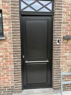 Pvc deur met glas bovenaan 2,48 x 0,90 buitenafmetingen, Porte extérieure, Utilisé, 80 à 100 cm, Enlèvement ou Envoi