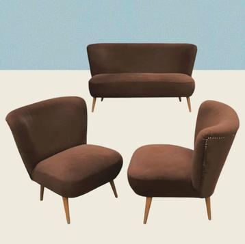 Retro lounge set beschikbaar voor biedingen