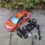 Onroad / drift chassis RWD kap wielen servo (HPI? Protech?), Ophalen of Verzenden, Gebruikt, Schaal 1:10, Auto onroad