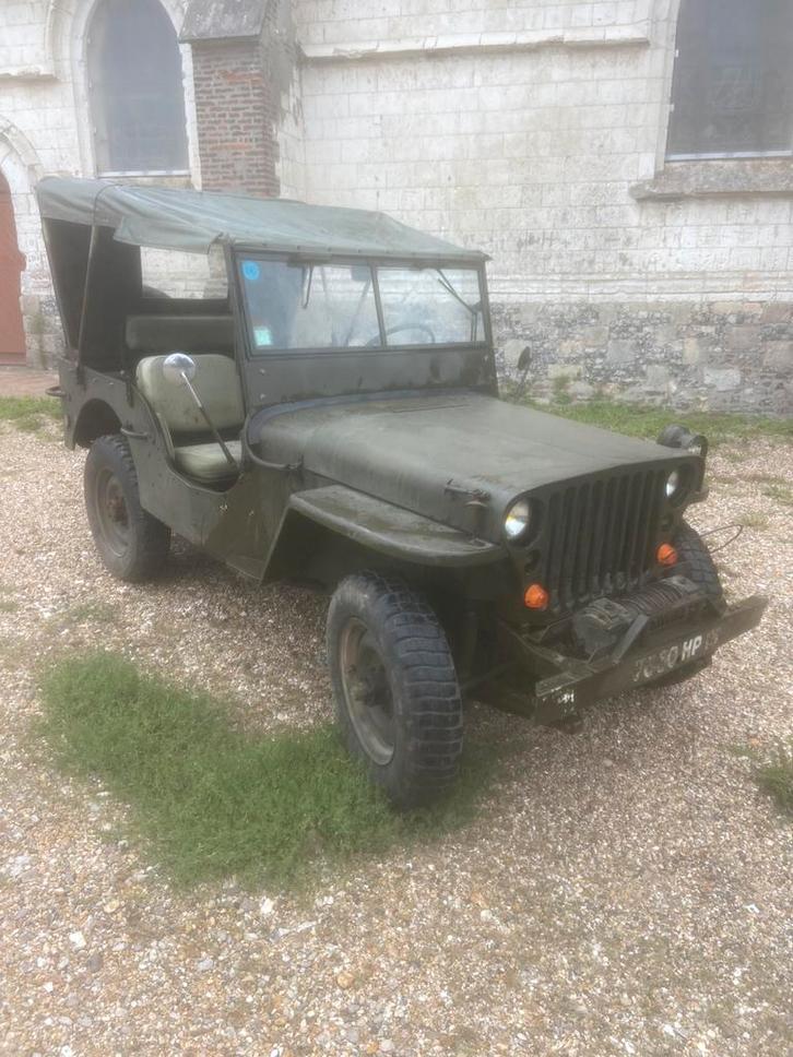 Jeep willys m201 1er model, Auto's, Oldtimers, Particulier, Trekhaak, Jeep, Benzine, Cabriolet, 2 deurs, Handgeschakeld, Groen