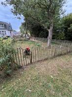 Kastanje draad omheining met poort, Tuin en Terras, Tuinhekken en Hekwerk, Ophalen, Zo goed als nieuw, Met poort