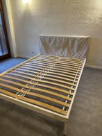 Lit 140x200 (IKEA Kleppstad), Queen size, Enlèvement, Blanc, 140 cm