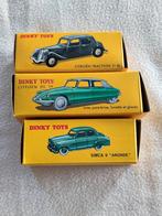 Lot nr. 22_ Dinky Atlas (Citroën Tract. av + DS19 + Simca 9), Ophalen of Verzenden, Zo goed als nieuw, Auto, Dinky Toys