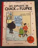 Quick en Flupke 5e serie, 1952 B7, Gelezen, Ophalen of Verzenden, Eén stripboek, Collectif et Hergé