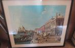 Kader met prent van Venetië vroeger, Ophalen, Overige materialen, 50 tot 75 cm, Zo goed als nieuw