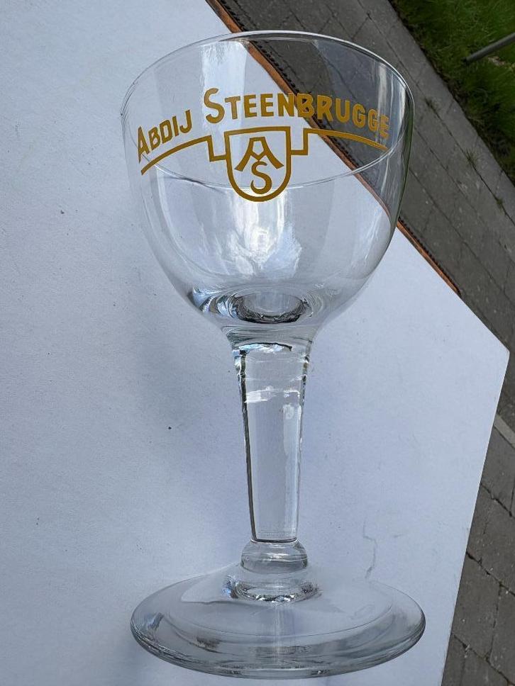 Abdij Steenbrugge - glas voor trappist, Verzamelen, Biermerken, Zo goed als nieuw, Glas of Glazen, Overige merken, Ophalen of Verzenden