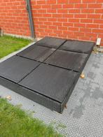 ligbed 2personen, Ophalen, Gebruikt, Wicker, Verstelbaar