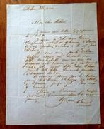 Brief, 1861, Dendermonde, Zele, Antwerpen, Ophalen of Verzenden