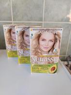 3 Haarkleuringen Garnier nutrisse crème zeer licht blond, Handtassen en Accessoires, Uiterlijk | Haarverzorging, Nieuw, Overige typen