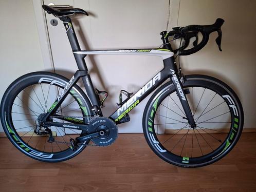 Merida Reacto Team E  ,maat xl, Fietsen en Brommers, Fietsen | Racefietsen, Zo goed als nieuw, Carbon, Ophalen