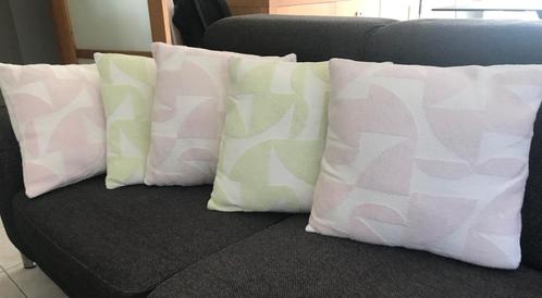 Sierkussen J-Line, Huis en Inrichting, Woonaccessoires | Kussens, Zo goed als nieuw, Wit, Vierkant, Ophalen