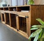 Prachtige handgemaakte bench voor 2 honden, Animaux & Accessoires, Comme neuf, Enlèvement ou Envoi