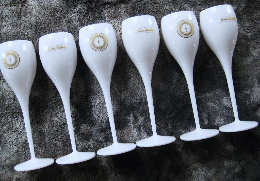 Nicolas Feuillatte Flûte à Champagne Glazenset 6 stuks Nieuw, Collections, Verres & Petits Verres, Neuf, Autres types, Enlèvement ou Envoi