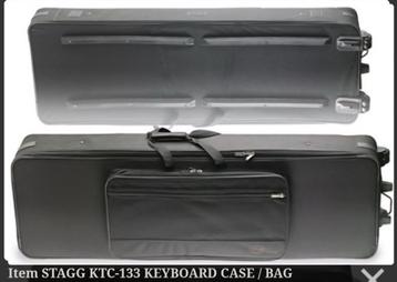 Stagg KTC-133 Keyboard tas (tot 76 toetsen) met wieltjes beschikbaar voor biedingen
