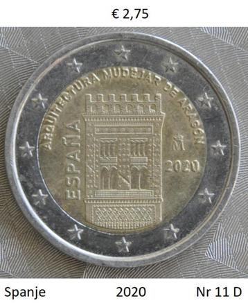 2 euromunten Spanje beschikbaar voor biedingen