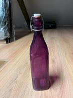 Paarse fles, Verzamelen, Glas en Drinkglazen, Ophalen of Verzenden, Gebruikt