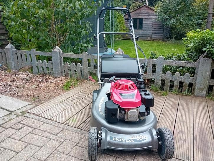Honda HRD536 - pro roller, Tuin en Terras, Grasmaaiers, Zo goed als nieuw, Opvangzak, Ophalen
