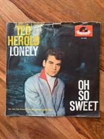 Ted Herold Lonely 45 rpm vinyl single, Utilisé, Enlèvement ou Envoi, Single