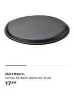 6 galettes de chaise, effet cuir, noir, comme neuves., Tuin en Terras, Barbecue-accessoires, Ophalen, Zo goed als nieuw