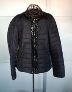 Zwarte puffer jas met beetje bling, Maat 38/40 (M), Ophalen of Verzenden, Zo goed als nieuw, Zara