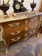 Antieke commode vol met brons 1m20 breed, Antiek en Kunst, Ophalen