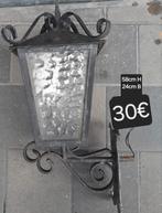 Gietijzeren muurverlichting, Ophalen, Gebruikt