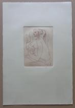 FRED BERVOETS / NAAKTE VROUW / KLEURETS / 39x26cm / SIG, Ophalen of Verzenden