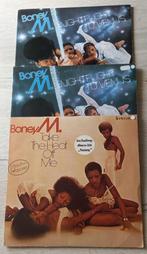 Lot van 3 Boney M lp´s met poster en postkaarten, Ophalen of Verzenden, Gebruikt, 12 inch
