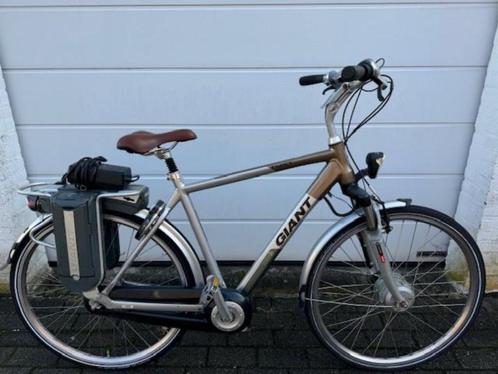 Giant Twist met twee accu’s, maat L (54cm), Vélos & Vélomoteurs, Vélos électriques, Utilisé, Giant, 51 à 55 cm, 30 à 50 km par batterie