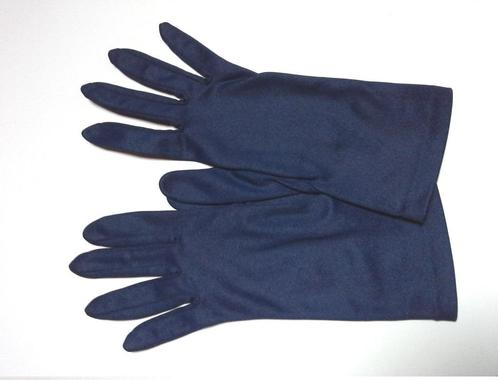 Gants fins bleu marine vintage - Taille 6 - 6.5, Kleding | Dames, Mutsen, Sjaals en Handschoenen, Gedragen, Handschoenen, Ophalen of Verzenden