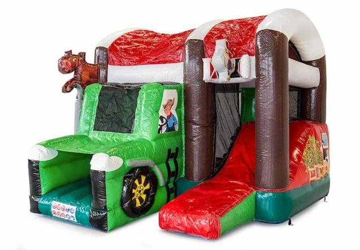 springkasteel te huur, Hobby en Vrije tijd, Feestartikelen | Verhuur, Zo goed als nieuw, Ophalen of Verzenden