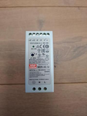 Netvoeding - MEAN WELL / MDR-40-12 - NIEUW beschikbaar voor biedingen