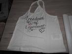 zomers t shirt freedom maat 134 - 140 jbc, Kinderen en Baby's, Kinderkleding | Maat 134, Meisje, JBC, Ophalen of Verzenden, Zo goed als nieuw
