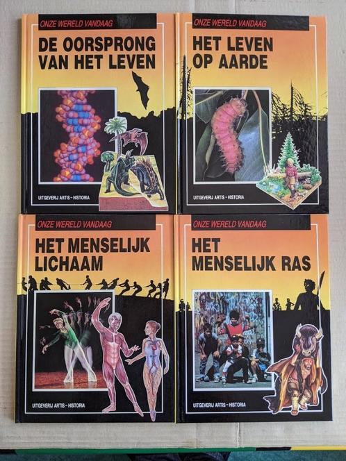 4 Artis-Historia boeken ‘Onze Wereld Vandaag' jaren '80-'90, Boeken, Prentenboeken en Plaatjesalbums, Gelezen, Prentenboek, Ophalen of Verzenden