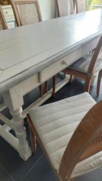 Volledige eetkamer, Ophalen, Zo goed als nieuw, Vintage & Cottage, 8 stoelen of meer