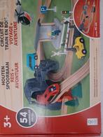 Racebaan/ hout speelgoed, Enlèvement ou Envoi, Comme neuf, Circuit