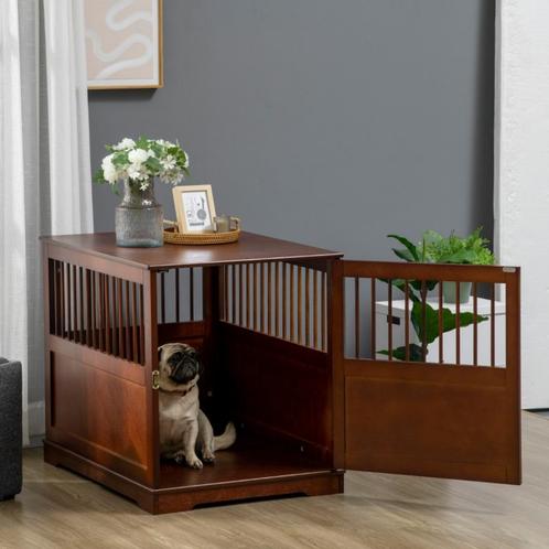 Bench bruin 80,5 cm x 59,5 cm x 67,5 cm, Dieren en Toebehoren, Hondenbenches, Nieuw, Verzenden