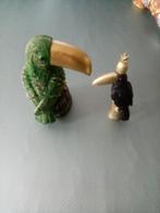 Toekan zwart goudkleurig en toekan goudgroen, Verzamelen, Ophalen of Verzenden, Zo goed als nieuw