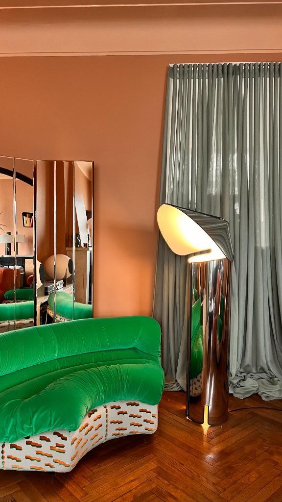 lampadaire Chiara Flos, Huis en Inrichting, Lampen | Vloerlampen, Zo goed als nieuw, 100 tot 150 cm, Metaal, Ophalen